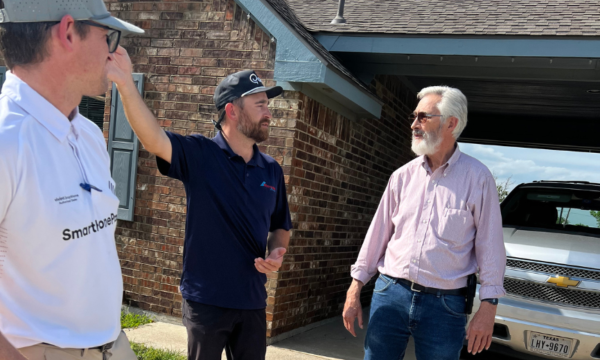 Wortham Brothers Roofing helping homeowners review their roofing options